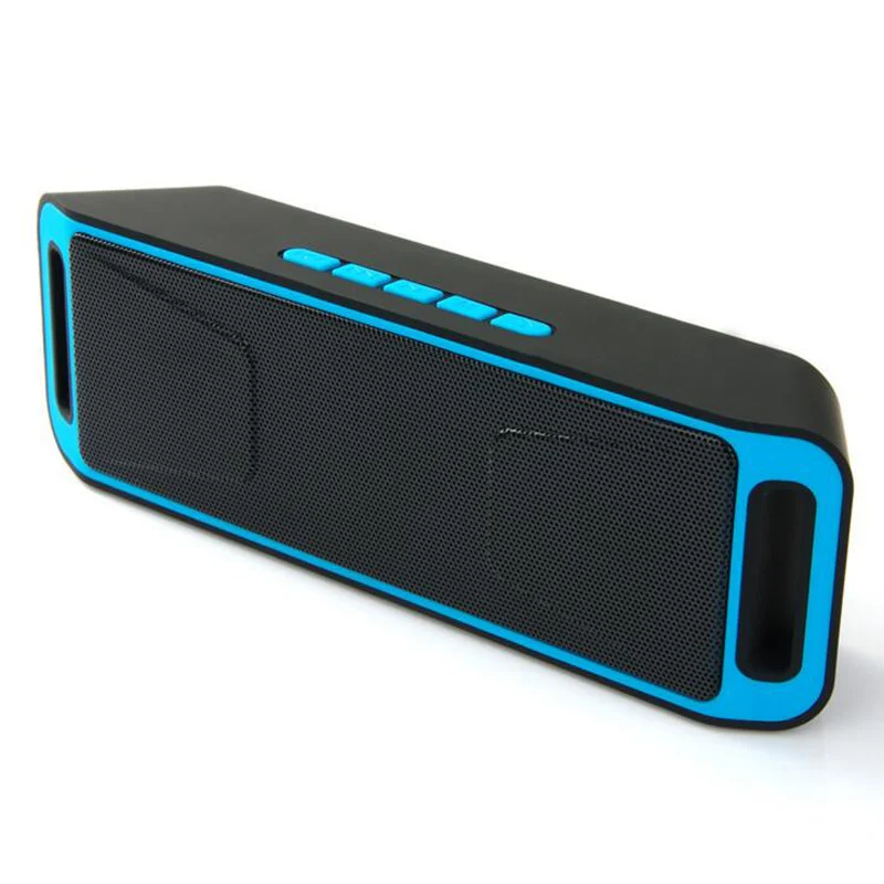 WPAIRE SC208 беспроводной bluetooth динамик портативный открытый аудио двойной рог bluetooth мини динамик Поддержка TF/UDisk Многофункциональный - Цвет: BLUE
