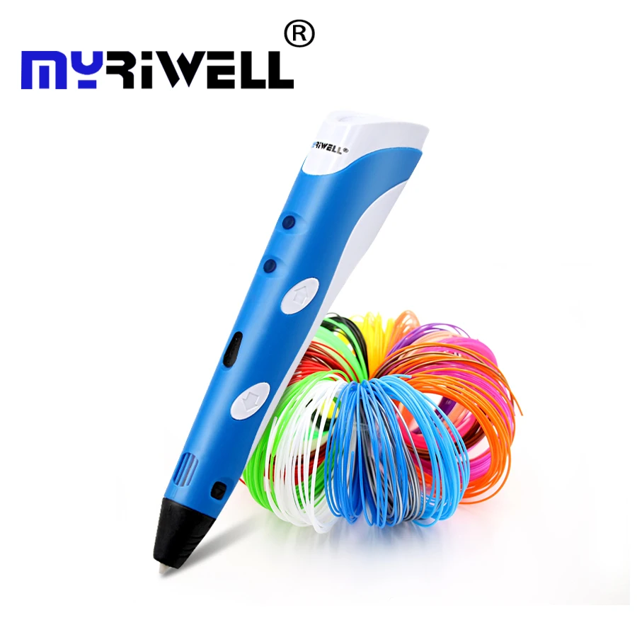 Оригинальный Myriwell 3D печати pen1.75mm ABS Smart 3d рисунок ручки + бесплатная нити + прозрачный ПК мягкая доска для рисования 5 бесплатные подарки Оригинальный Myriwell 3D печати pen1.75mm ABS Smart 3d рисунок ручки + бесплатная нити + прозрачный ПК мягкая доска для рисования 5 бесплатные подарки