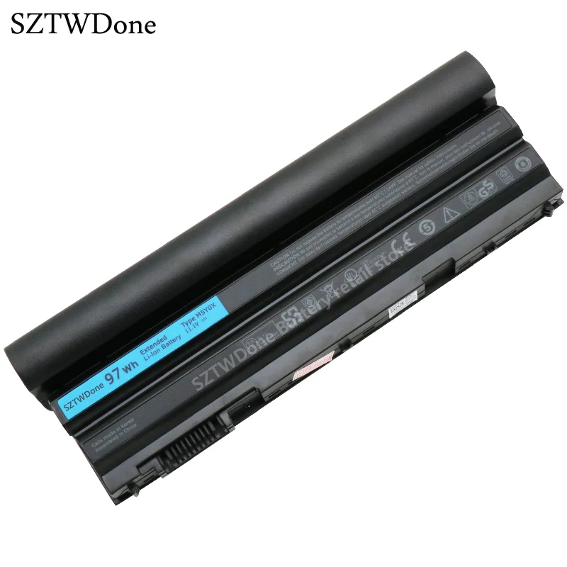 Аккумулятор SZTWDone 97WH M5Y0X для ноутбука DELL E5420 E5430 E5520 E5530 E6420 E6430 E6520 E6530 T54FJ 3460 3560 M421R 4520