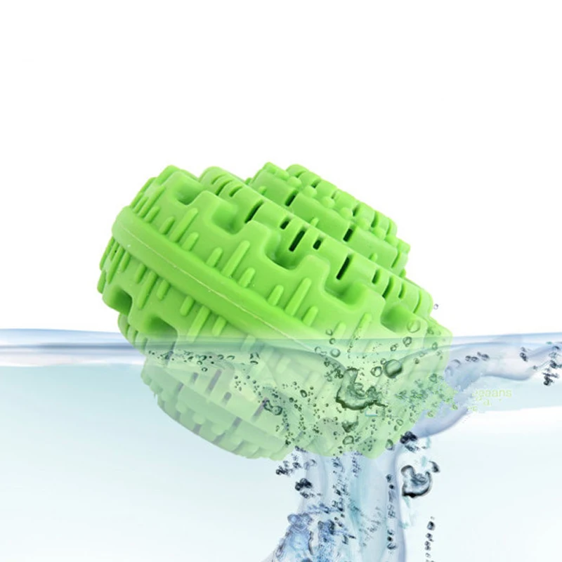 Экологичный зеленый шарик для белья многоразовый Анион молекул очищающий волшебный моющий инструмент для личной гигиены