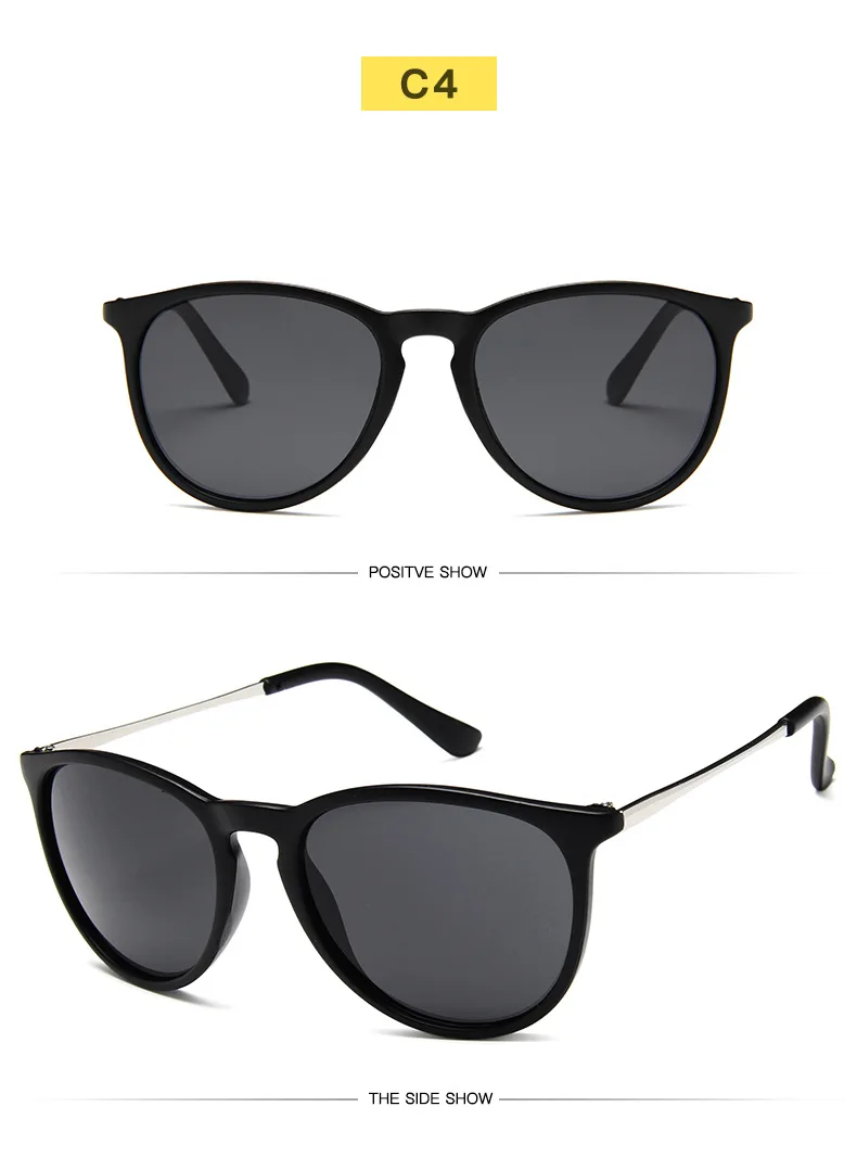 Солнцезащитные очки для женщин и мужчин, Круглые, Ретро стиль, фирменный дизайн, UV400,, солнцезащитные очки для женщин, сплав, зеркальные очки, Oculos De Sol