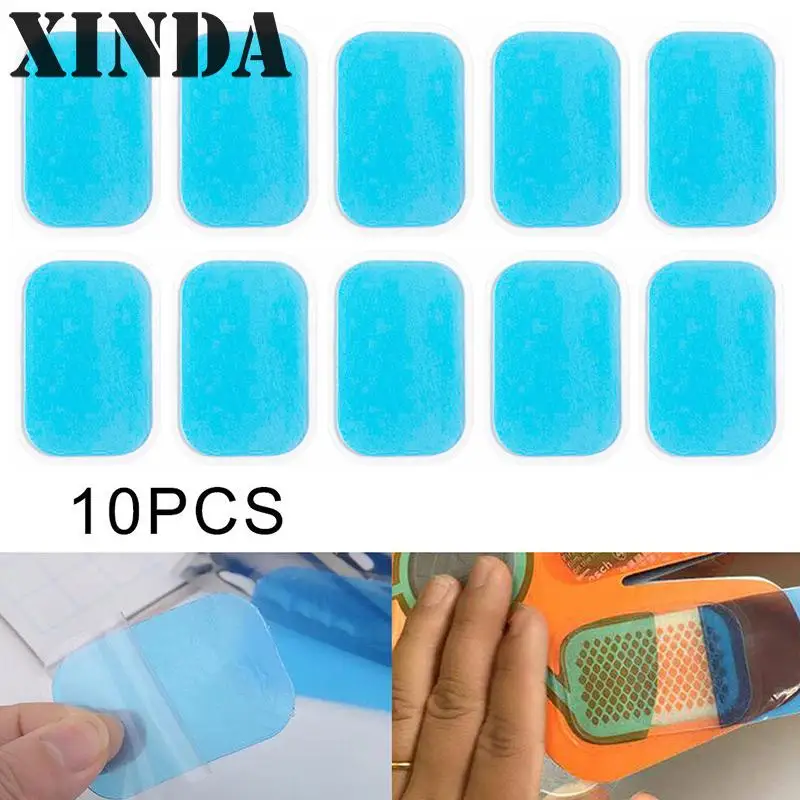 

10Pcs/Set High Adhesion Inirritative Hydrogel Mat Pad Gel Stickers Exercise Patch Replacement For Abdominal Training Device