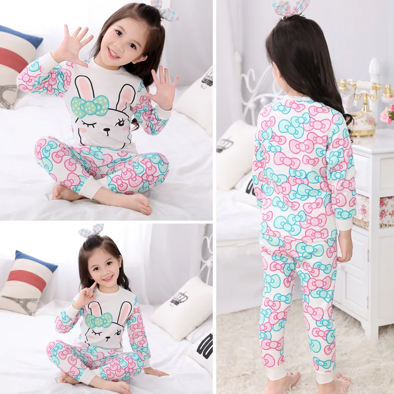 Детские пижамы осенние комплекты одежды для мальчиков и девочек хлопковая детская одежда для сна с рисунком динозавра детские пижамы Enfant Детская Пижама - Цвет: Y-21