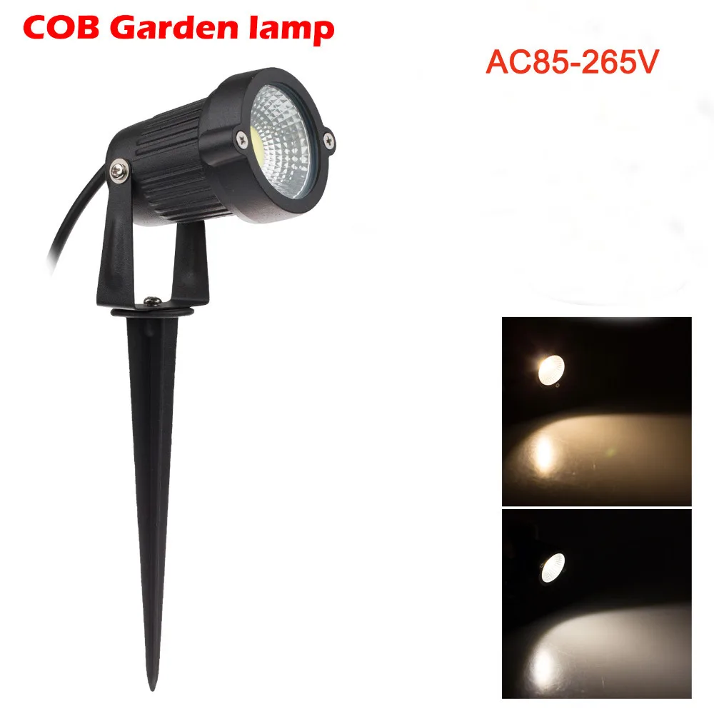 Светодиодная лампа для газона AC85 265V Led COB 3 Вт IP65 водонепроницаесветодиодный