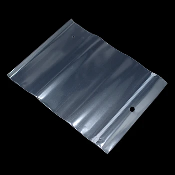 

100Pcs 13x17cm Plastic Underwear Zip Lock Packaging Bag with Vent Travel Clothing Grocery Self Sealing Zipper Packing Pouches