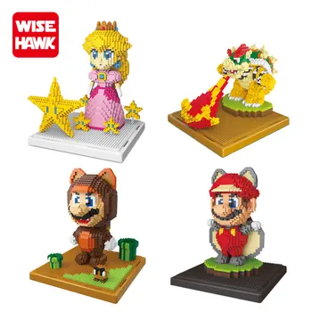 

WiseHawk Building Blocks Toys Mini Blocks Mario Kids Toys Mini Block Diamond Blocks Anime Constructor Toys For Children Adults