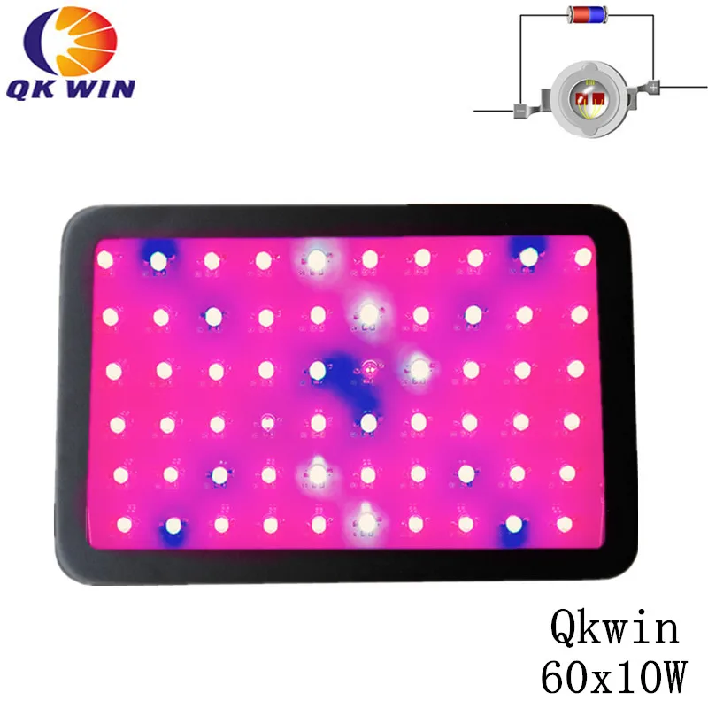 

Double chip 600W LED Grow Light 142W True Power Full Spectrum for Hydroponic Planting shipping