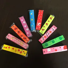 1PCS New Funny Wooden Harmonica Kids Music Instrument Educational Child Attractive Toy for Kids