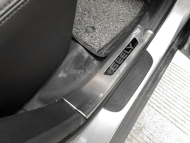 Защитные пороговые полосы для порога интерьера автомобиля Geely Atlas Boyue Emgrand NL 3 Proton