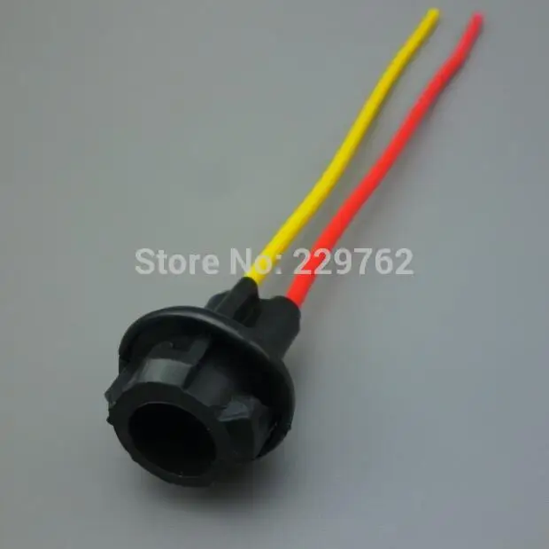 Pack Of 10 W5W T10 194 W3W Socket Holder Rubber Bulb Connector T10 W5W WY5W WY5W Socket Adapter Headlight Lamp Turn Signal Lights Parking Light Plate