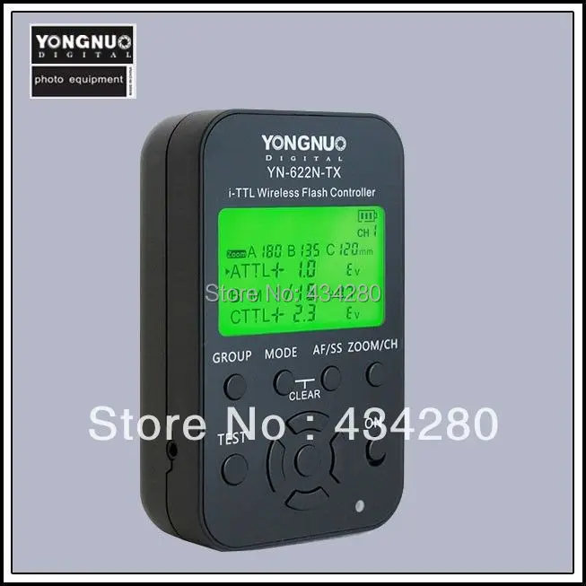 Беспроводной контроллер вспышки Yongnuo с ЖК-экраном для Nikon D300S D600 D700 D800 D3000 D3100 D3200 D5000