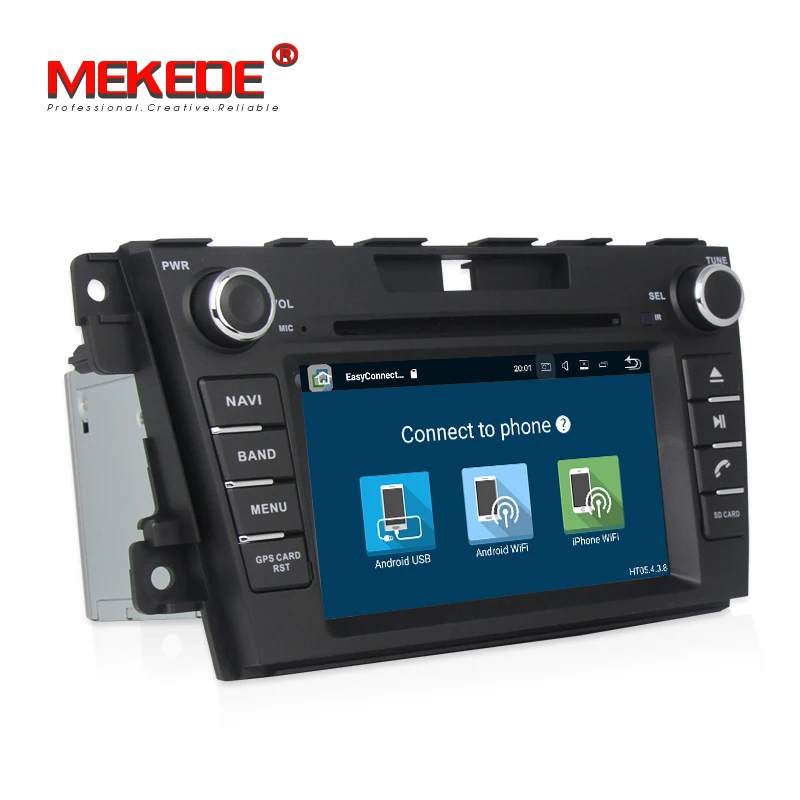 Best RK3188 Quad core android8.1 car dvd player headrest for Mazda CX7 CX-7 CX 7 2006-2012 car gps navigation audio video WIFI BT 3