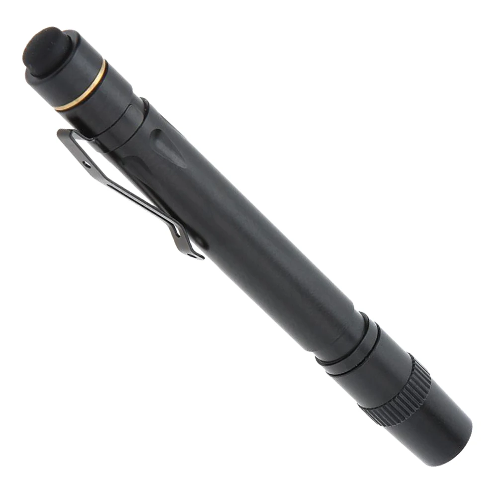 

LED Flashlight Torch Light Lamp Penlight with Pen Clip 1 Mode 90LM Tactical Flashlight