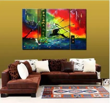 Modern Abstract oil painting in canvas NO frame 100% Free shipping ---SXD611 | Дом и сад