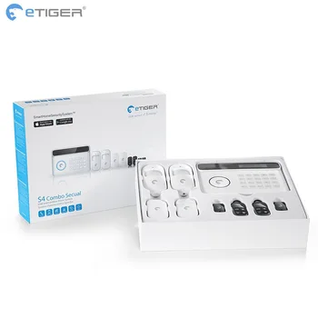 

Etiger S4 IOS Android APP Control Wireless Home Security GSM Alarm System Remote Control With Retail Box