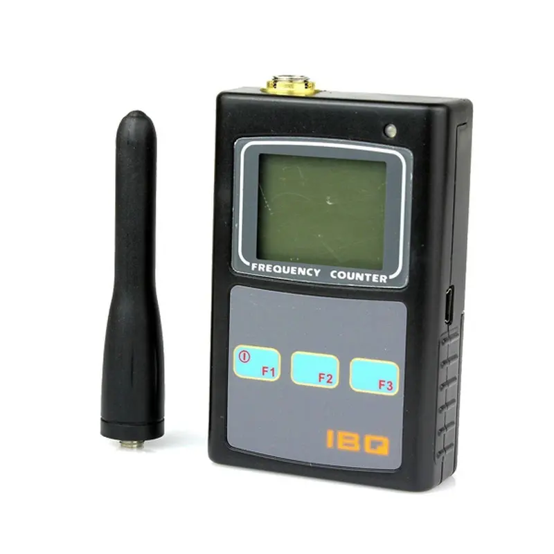 IBQ101 New Portable Handheld Frequency Counter Bugs RF Wireless Camera Scanner Detector 50MHz-2600MHz Radio Tester