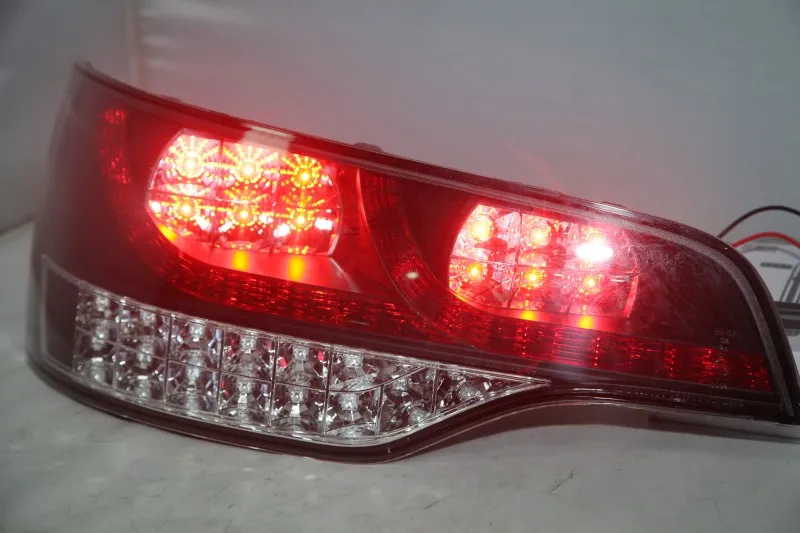 2006 2007 2008 2009 2010 2011 2012 2013 год Q7 светодиодный фонарь светильник для Audi Q7 светодиодный задний фонарь заднего фонаря всё чёрное Дымовое средство Цвет