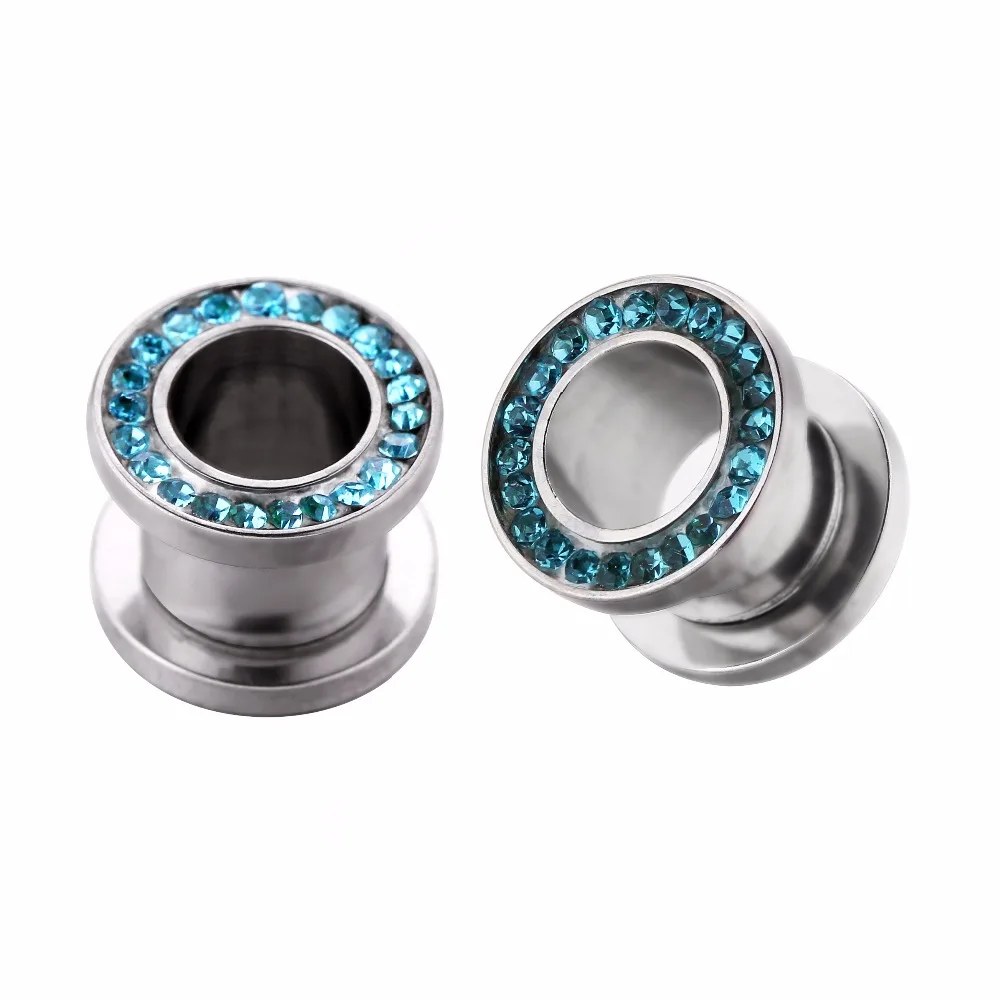 New Earrings Body Jewelry Piercing Ear Gauges Expander Plugs and