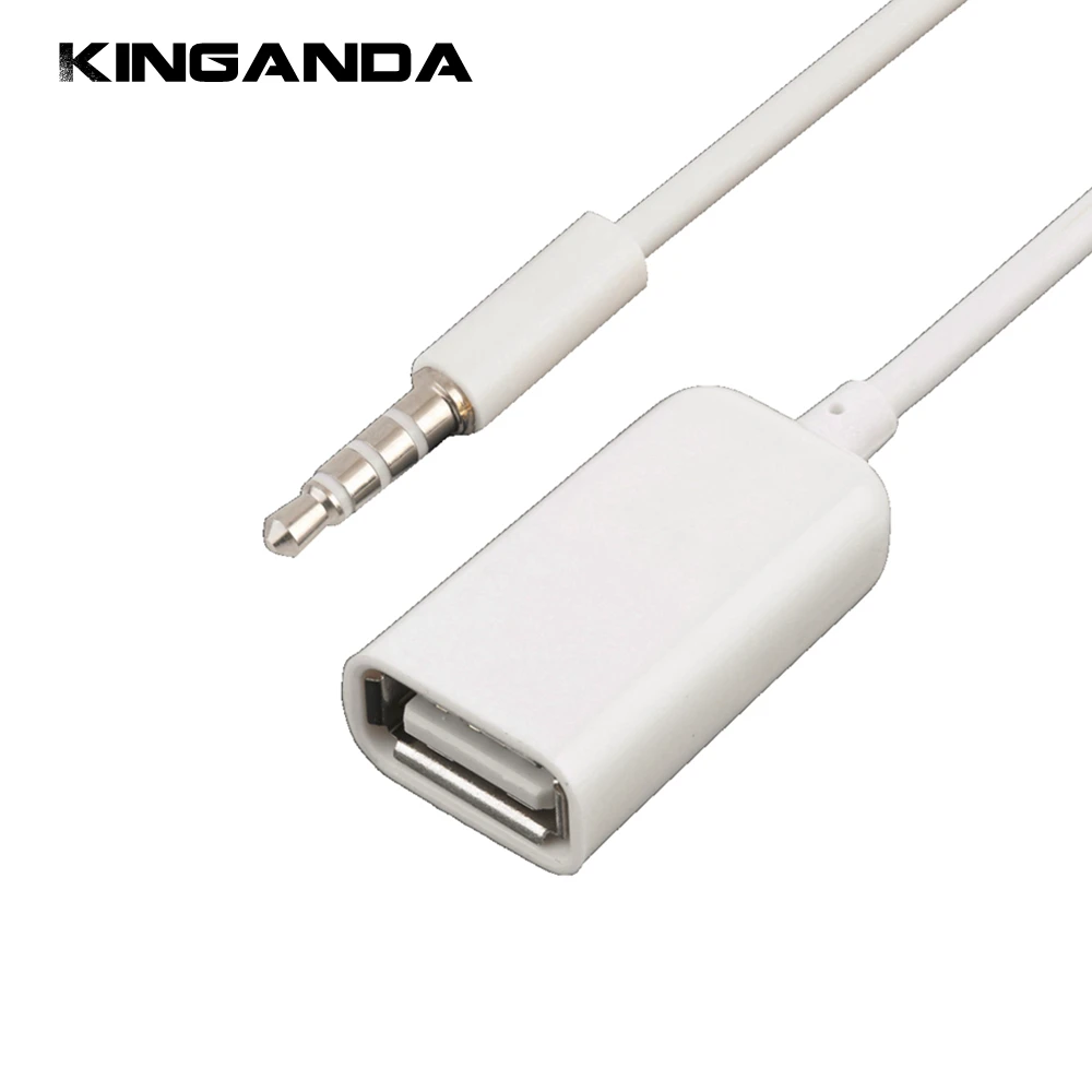 2 шт. переходник папа на USB 0 мама 3 5 мм AUX аудио разъем зарядный шнур для автомобиля