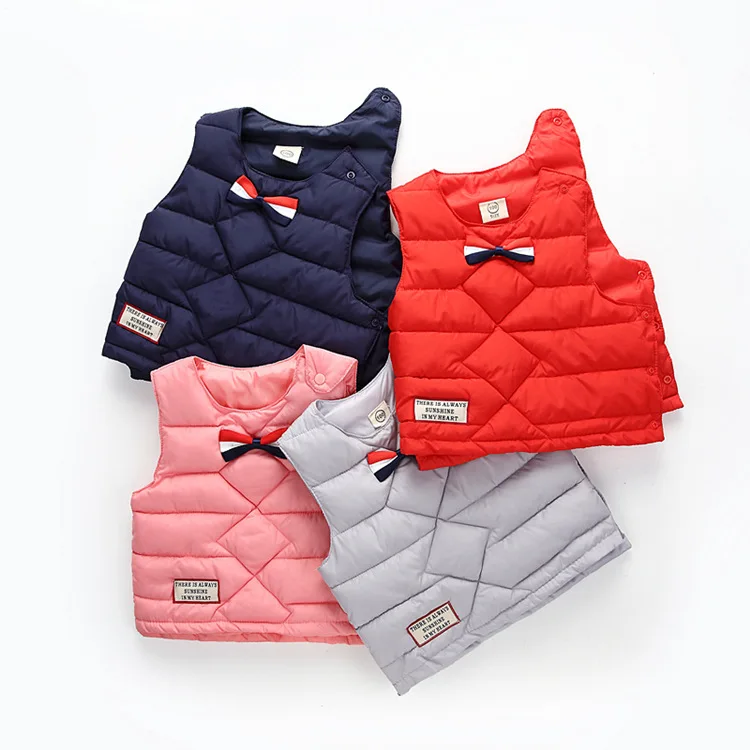

PPXX 2019 Cartoon Winter Children Vest Waistcoat Thick Warm Kid Jacket sleeveless Baby Girl Boy Toddler Children Clothing Casual