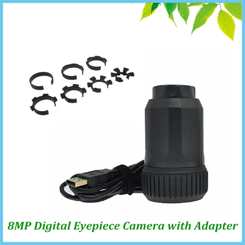 8MP telescopio microscopio digitale elettronico oculare USB CAMERA VIDEO libero Drive