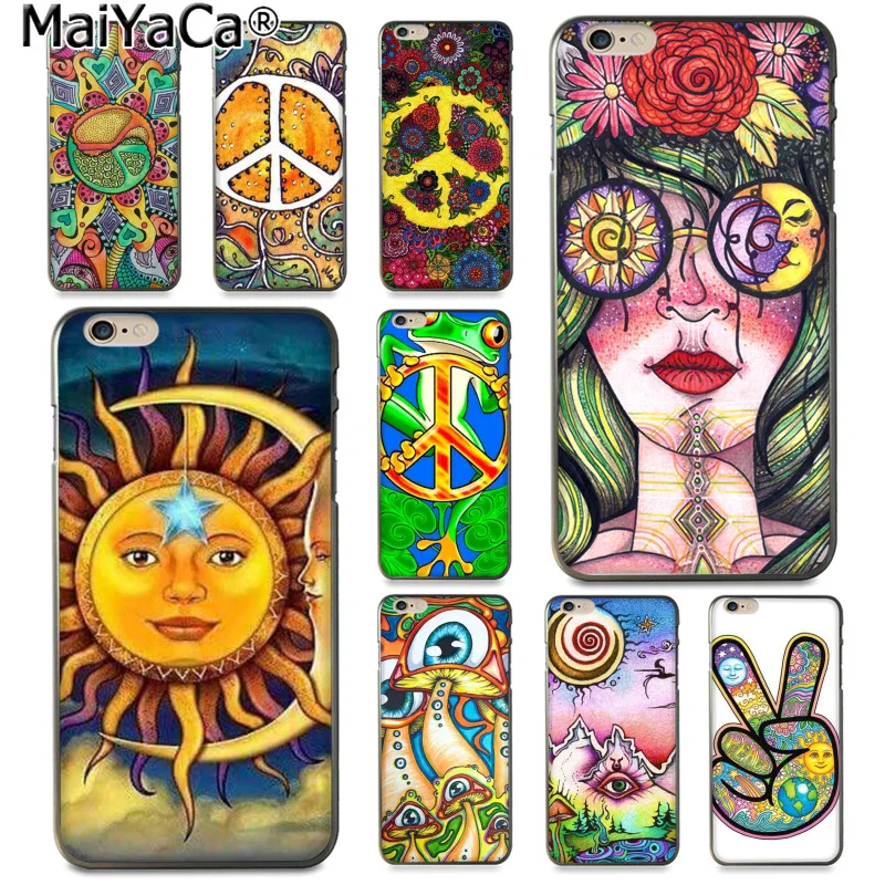 MaiYaCa Hippy Hippie Psychedelic Art Peace Cute Phone