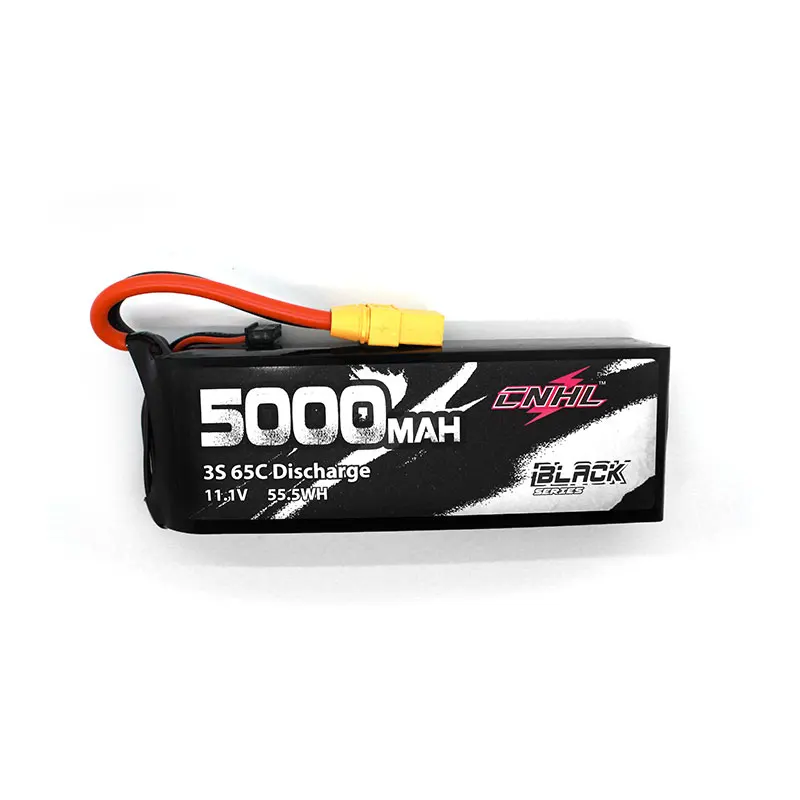 CNHL черная серия 5000mAh 3S 11,1 V 65C Lipo батарея