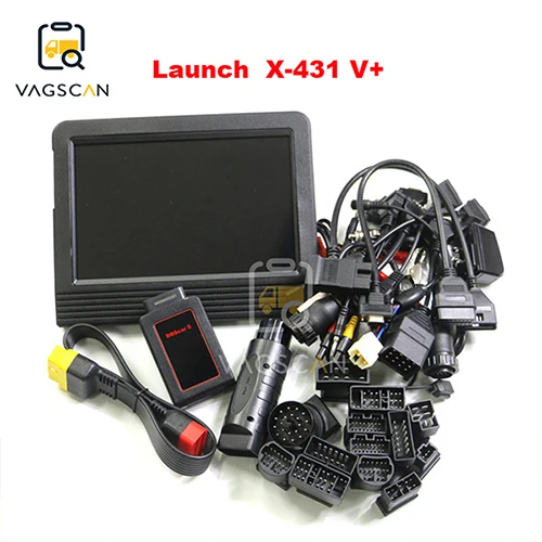 Launch X431 HD диагностический инструмент Поддержка 24V грузовик X-431 V+ 10 дюймов сверхмощный авто сканер - Цвет: X431 V plus for cars