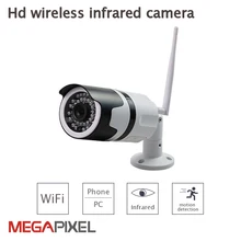 Мегапикселя 1080 p беспроводная Wi-Fi ip камеры видеонаблюдения пуля ИК ip66 двухсторонней голосовой видеокамеры микрофон динамик 64tf
