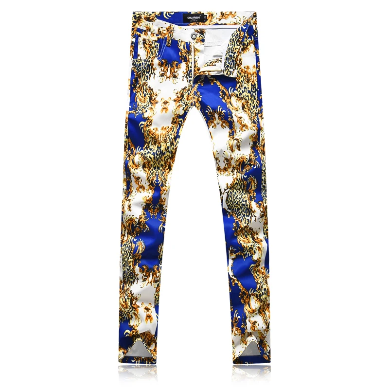 Spring Autumn style Unique gold Floral printed jackets coats men blue casual slim flower printed jackets men plus size M-4XL Spring Autumn style Unique gold Floral printed jackets coats men blue casual slim flower printed jackets men plus size M-4XL