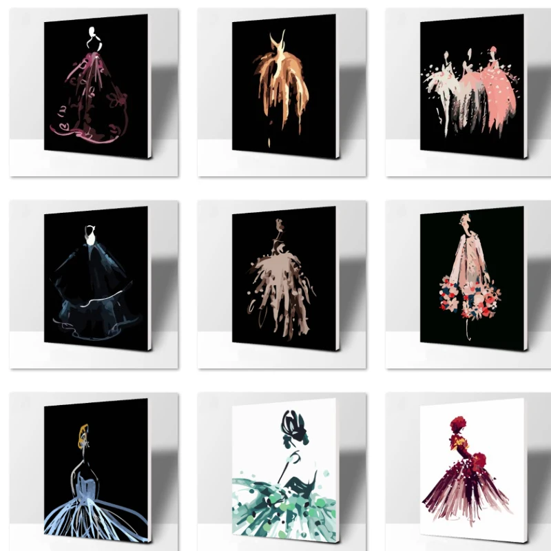 

The chrysanthemum Number Oil Painting Wall Pictures Decoration for Living Room Canvas Animal Digital Painting Prints No Frame