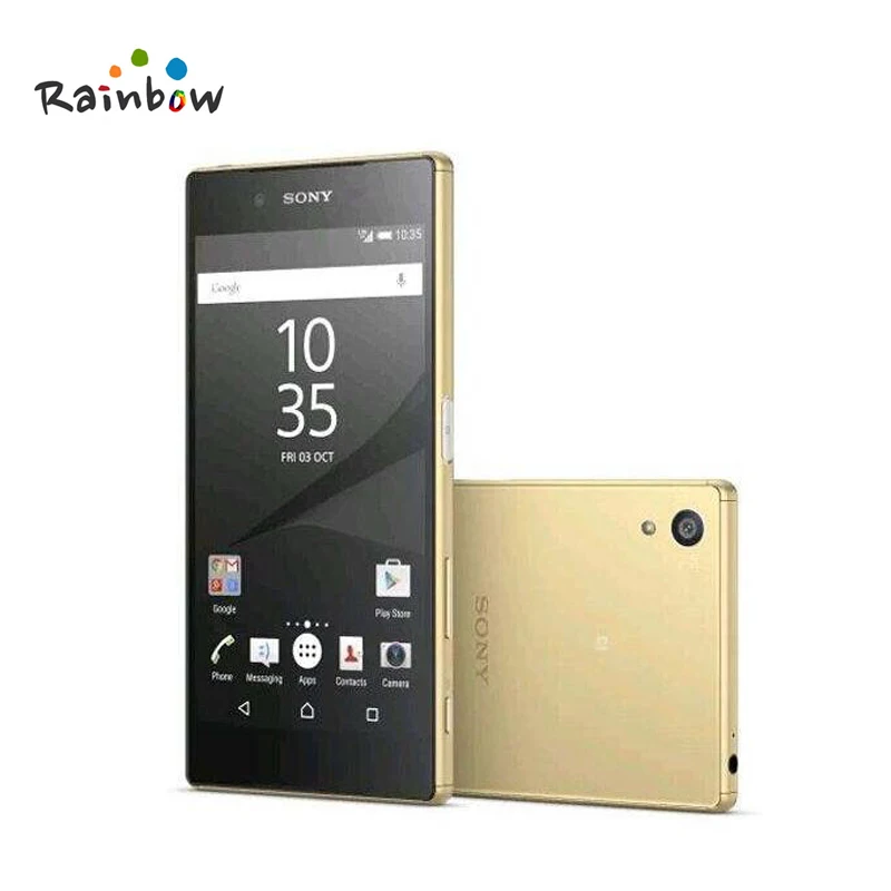 Разблокированный мобильный телефон sony Xperia Z5 E6653 GSM WCDMA 4G LTE Android Octa Core ram 3 ГБ rom 32 ГБ 5,2 дюйма камера 23 МП