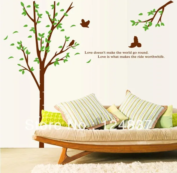 60cm 90cm Tree Wall Stickers Brid Sticker Wallpaper Poster 60cm 90cm tree wall stickers brid sticker wallpaper poster