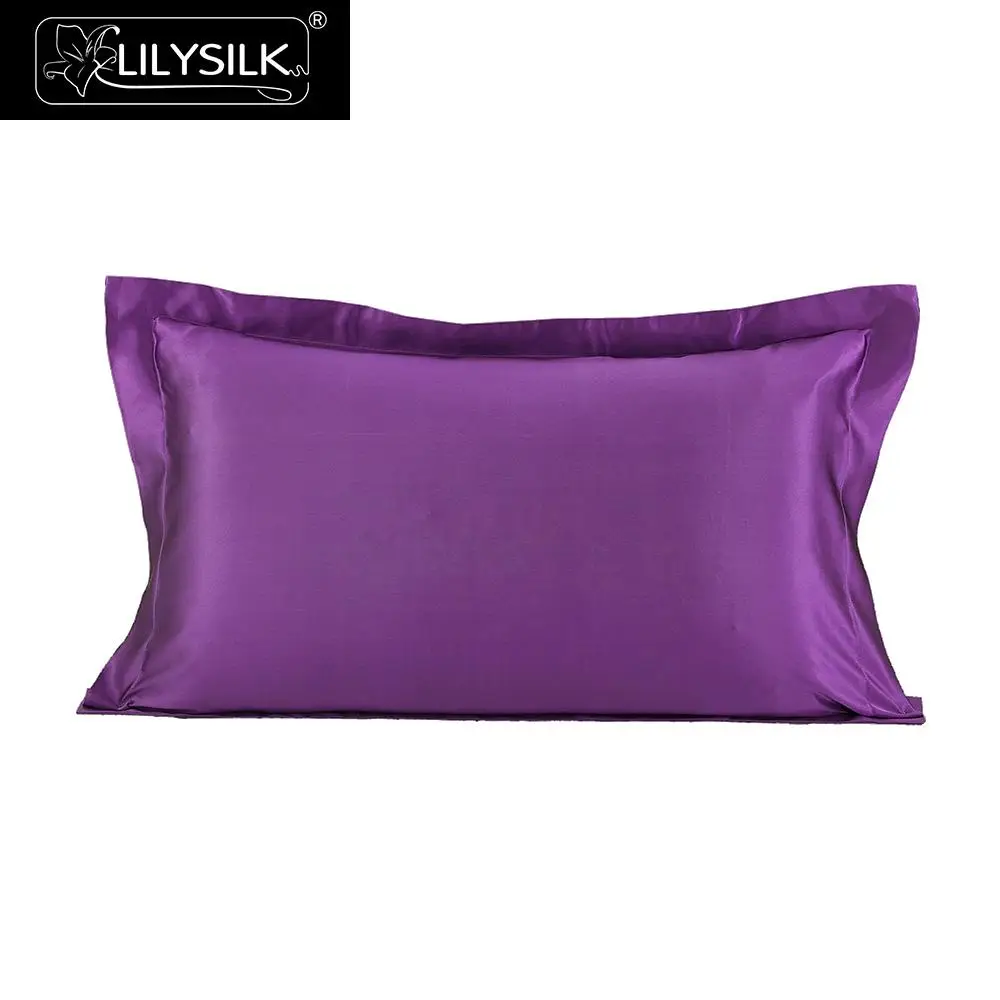 LILYSILK 100 Silk Pillowcase for Hair Oxford 25 Momme Pure Natural