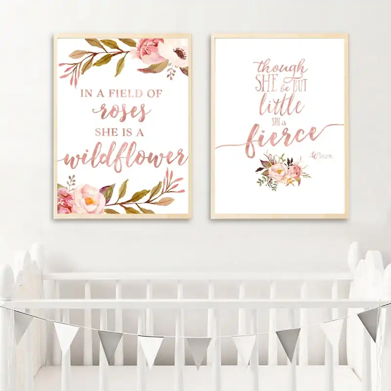 wildflower nursery theme