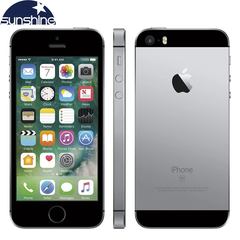 Unlocked Original Apple iPhone SE 4G LTE Mobile Phone iOS A9 Dual Core 2G RAM 16
