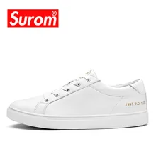 SUROM Sneakers Skateboarding Shoes Leisure Lace Up Waterproof Comfortable Lightweight Jogging Krasovki Breathable Men Shoes