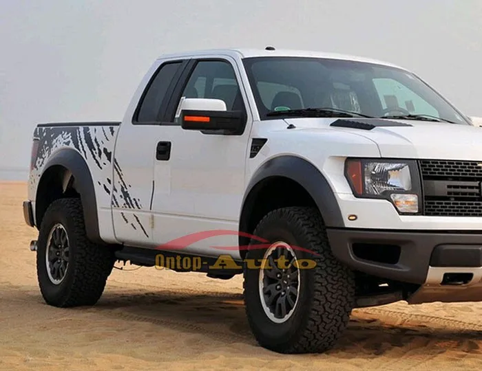 Авто тело хвост багажник сторона графика винил St наклейки SVT Стикеры для Ford F150 Raptor 2009