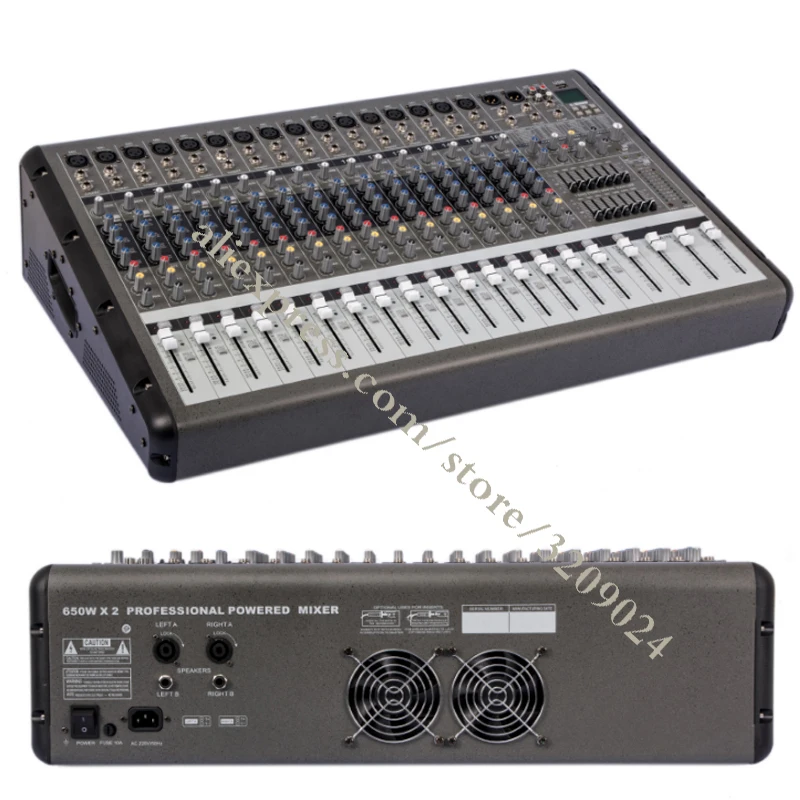 High Power Mic Mixer 16 Channel Amplifier with One