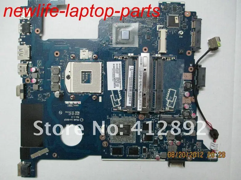 Оригинальный Новый 5950 5950 г материнской MBRA502001 P5LM0 LA-6931P DDR3 maiboard 100% тест Быстрая доставка