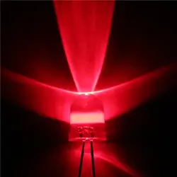 100 шт. светодиодный 10 мм красный ультра яркий супер яркий светодиодный диода лампа лампочка 10 мм с круглым светящиеся диоды, электронные