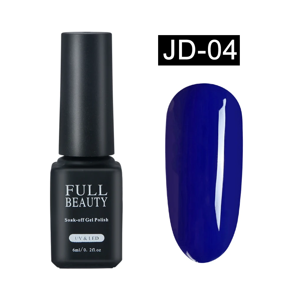 6 мл Гель-лак для ногтей красный черный белый смешанный цвет праймер Полупостоянный лак УФ-гель верхнее покрытие замочить от ail Art Salon JI981 - Цвет: JD-04
