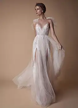 

Sexy 2019 Prom Dresses Sheath Deep V-neck Lace Crystals Long Women Prom Gown Evening Dresses Gown Robe De Soiree