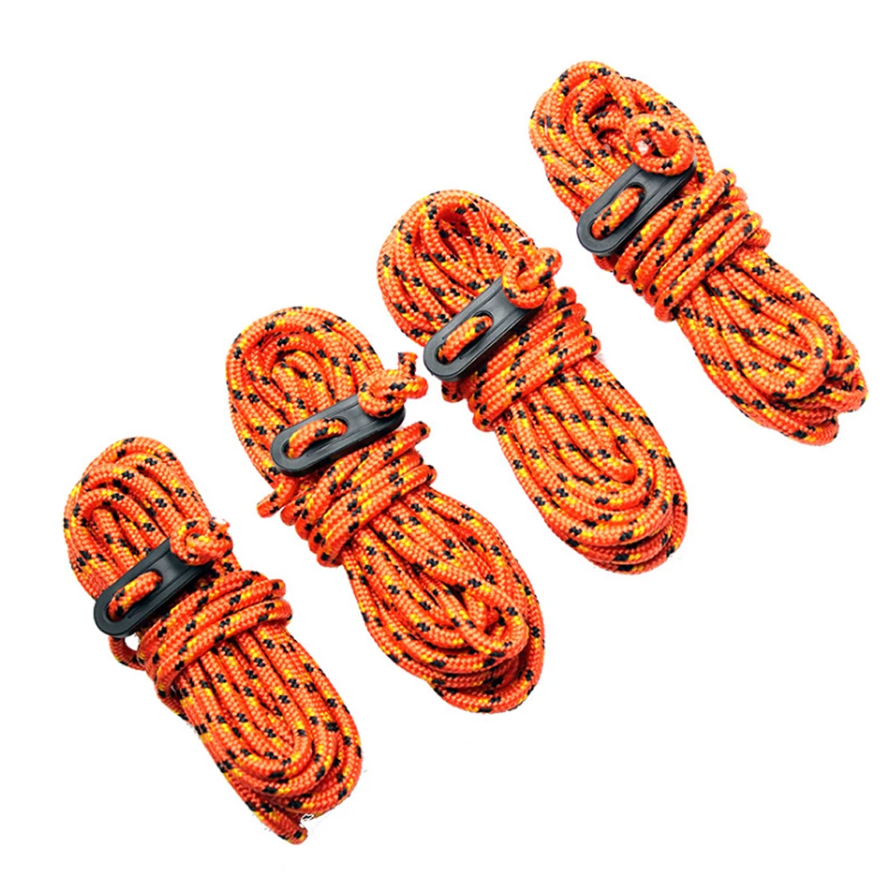 

Outdoor tent wind rope buckle tent rope multi-function canopy rope awning rope belt 3.5m*4mm 1PCS