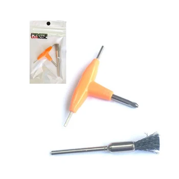 

304 Stainless Steel Cleaner Brush Coil Brush and Wrench for RDA RTA Atomizer Electronic Cigarette Accessories