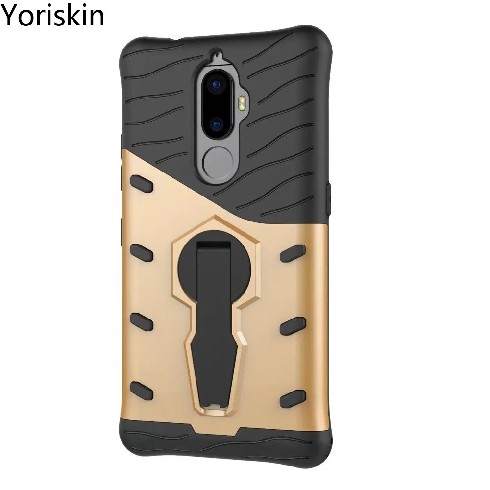 

For K8 Note Anti-Knock Protective Stand Case Dual Layer Armor Cover Heavy Duty Shockproof Case For Lenovo K8 Note Accessories