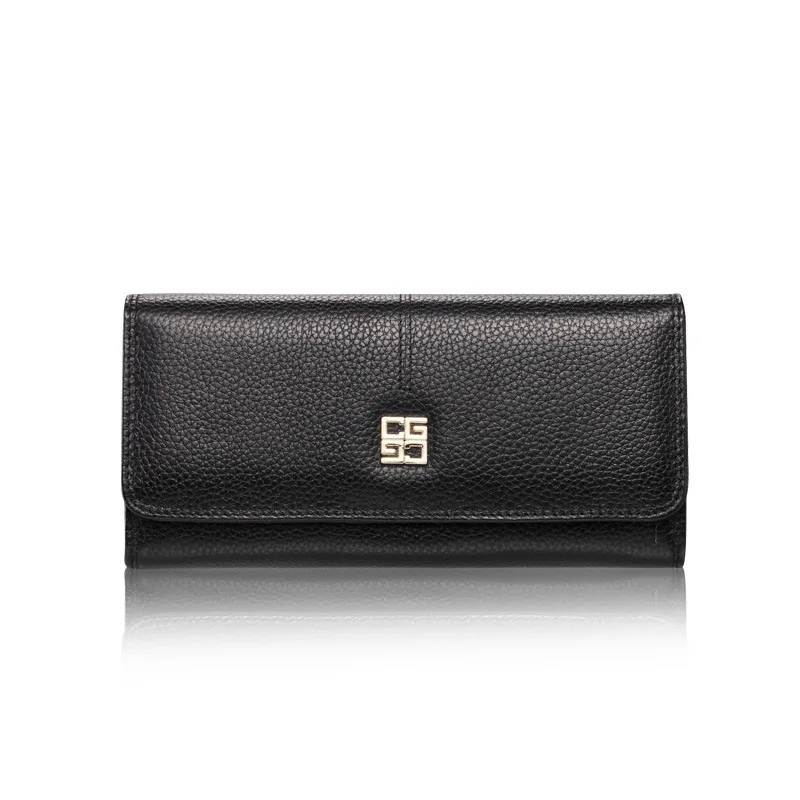 

2017 new top fashion genuine leather mini handbags wallet ladies solid small bag Long hot sale versatile none female elegant