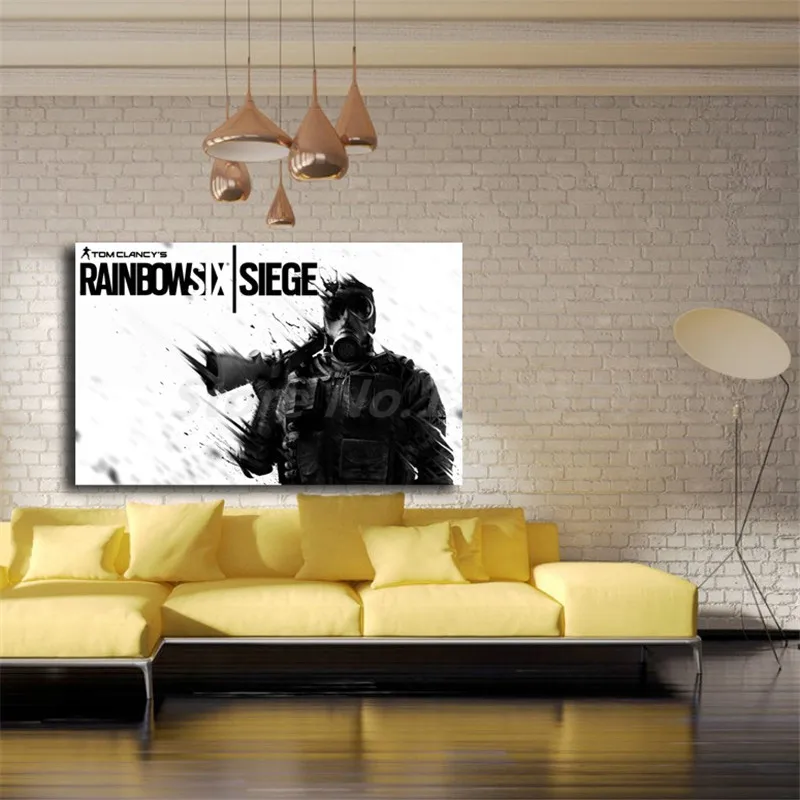 Tom Clancy's Rainbow Six Siege Smoke Ace HD обои на холсте плакат Картина Настенная картина принт для украшения дома спальни