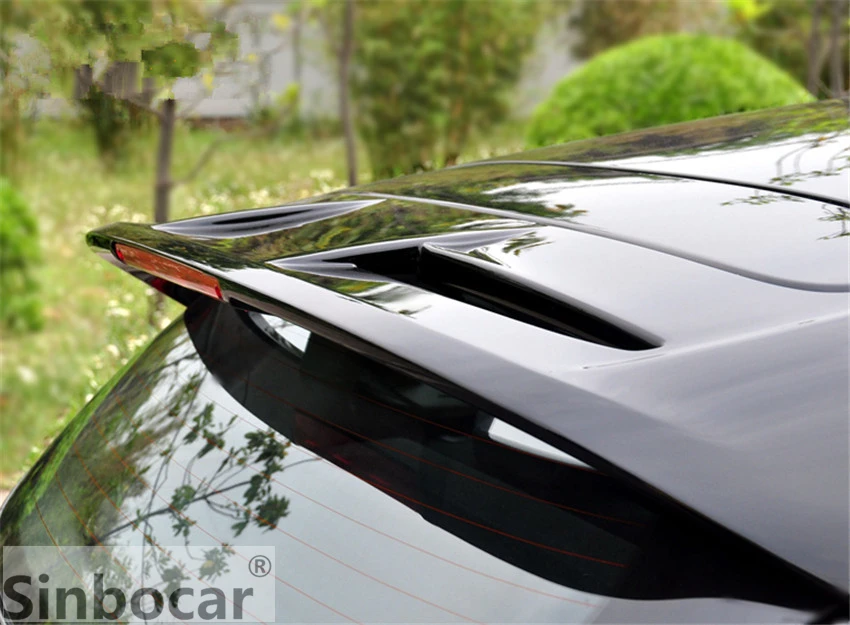 

ABS Plastic Painted Tail Trunk Wing Primer Color Rear Spoiler For Ford Fiesta 2009-15 Rear Spoiler Styling Trim
