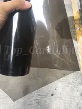 1 Rolls Black Light smokedHeadlight Tint Film per Auto Moto Con Tubo di Plastica 3 strati tinte Vinyl dimensioni 0.3×10 m/Roll